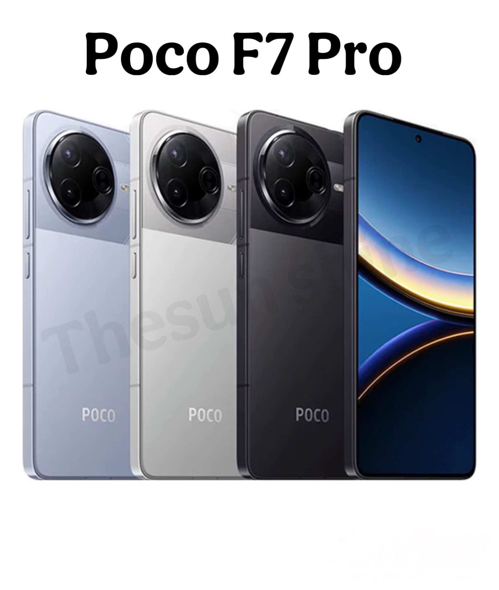 Poco F7 Pro 12/256Gb Smartphone, 6.67-Inch Screen, Thai Center Warranty (Product Activated and Insurance Purchased) ราคา 18,290 บาท*ส่งฟรี