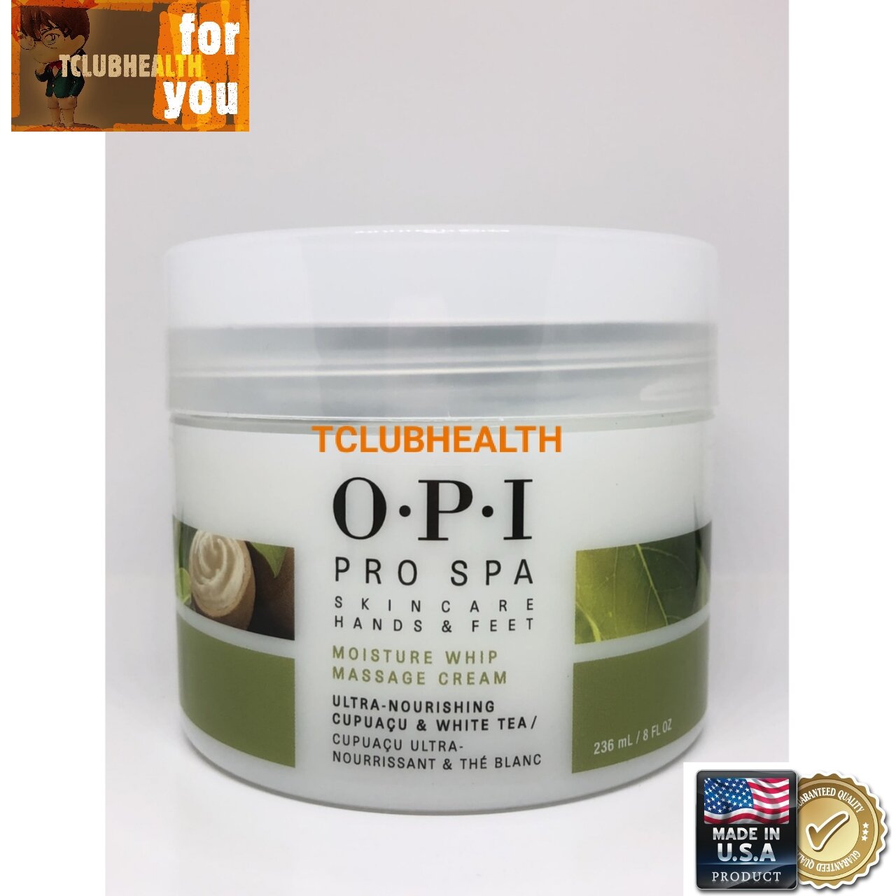 OPI PRO SPA Moisture Whip Massage Cream Skincare Hands & Feet 236 mL สินค้านำเข้าจากอเมริกา🇺🇸