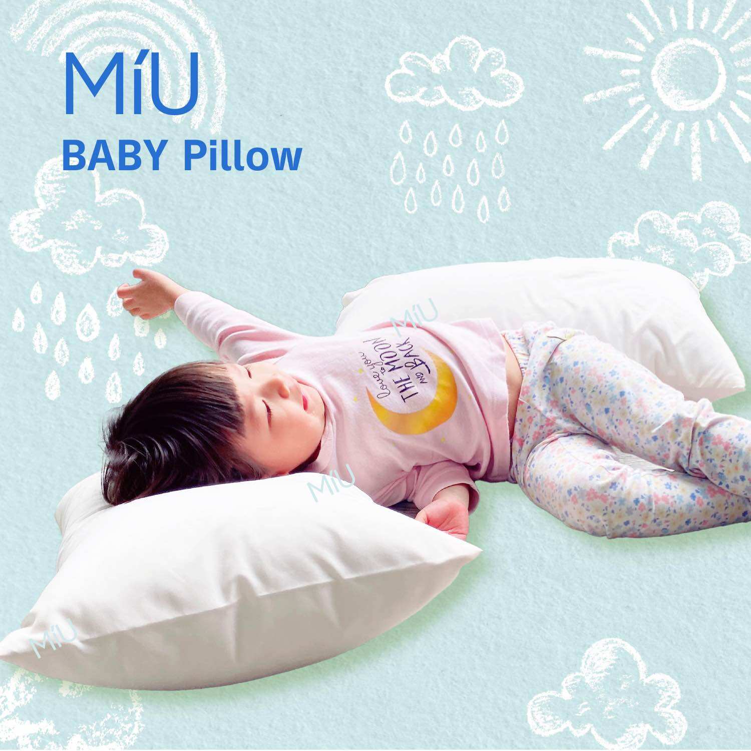 MíU หมอนหนุนเด็กไมโครเจล หมอนเด็กขนห่านเทียม ราคา 229 บาท*ส่งฟรี
