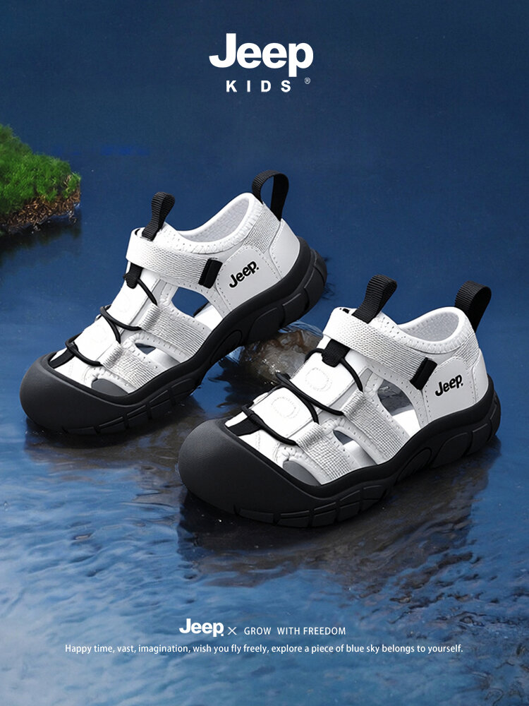 แฟชั่นและเสื้อผ้าเด็ก Jeep รองเท้าแตะพื้นนุ่มกันลื่น Summer Outdoor สำหรับเด็ก ราคา 2,100 บาท*ส่งฟรี