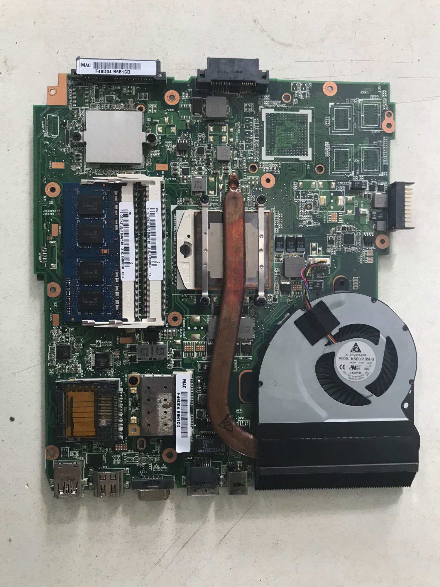 mainboard asus K43E j0xSFwx9 ThaiPick