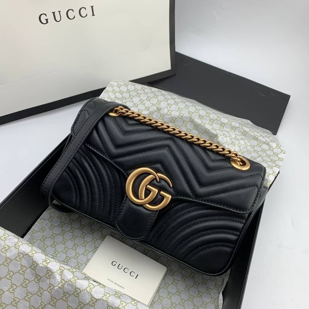 Gucci marmont size 26 cm : grade original : อุปกรณ์ full box set