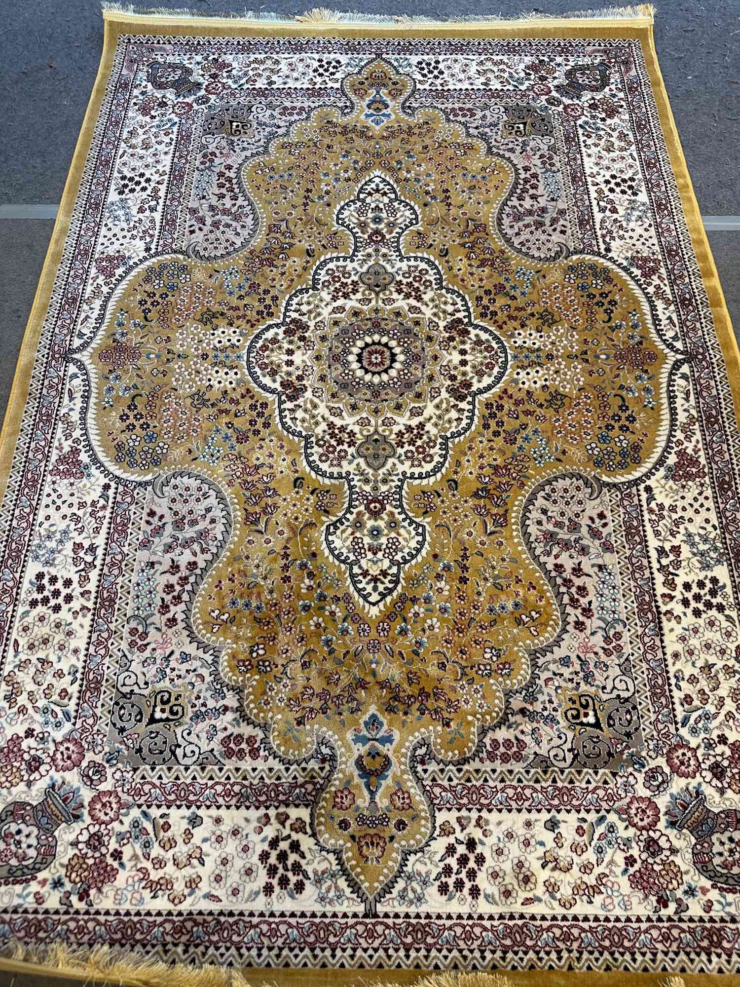 🛋️ Aayahana Luxury Persian Carpet 160×230cm – Bamboo Silk Soft Thick Pile | Turkish Machine-Made Rug ราคา 21,995 บาท*ส่งฟรี