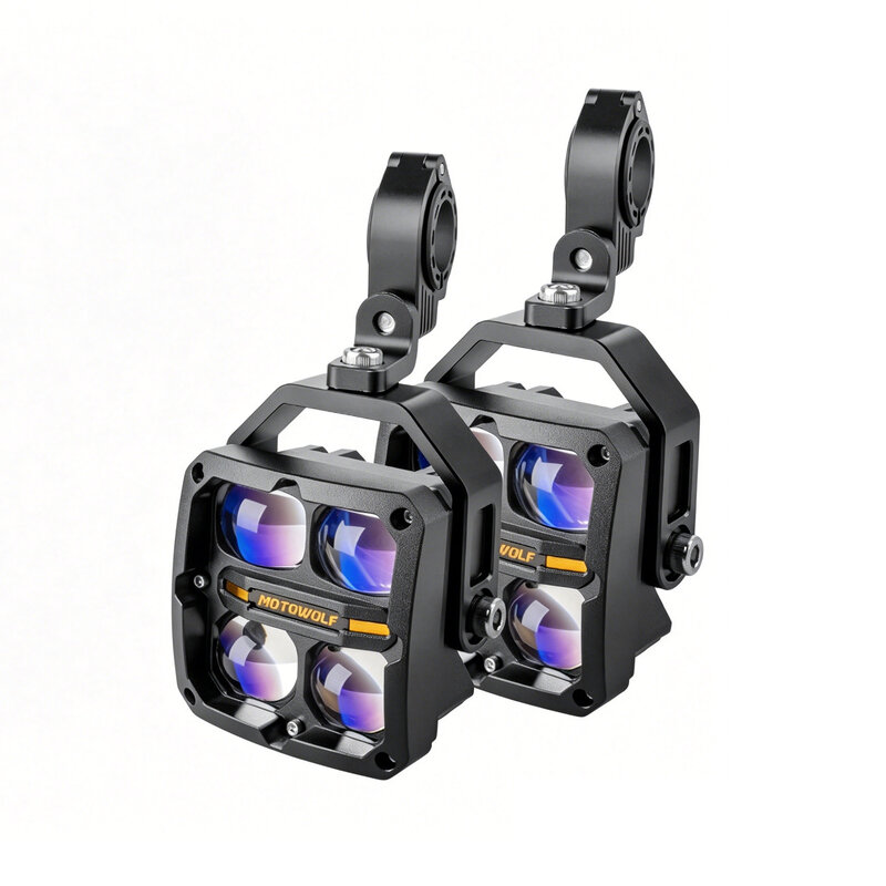MOTOWOLF | Bright Waterproof Distant and Near Light LED Headlight 120W 12V ราคา 3,082 บาท*ส่งฟรี