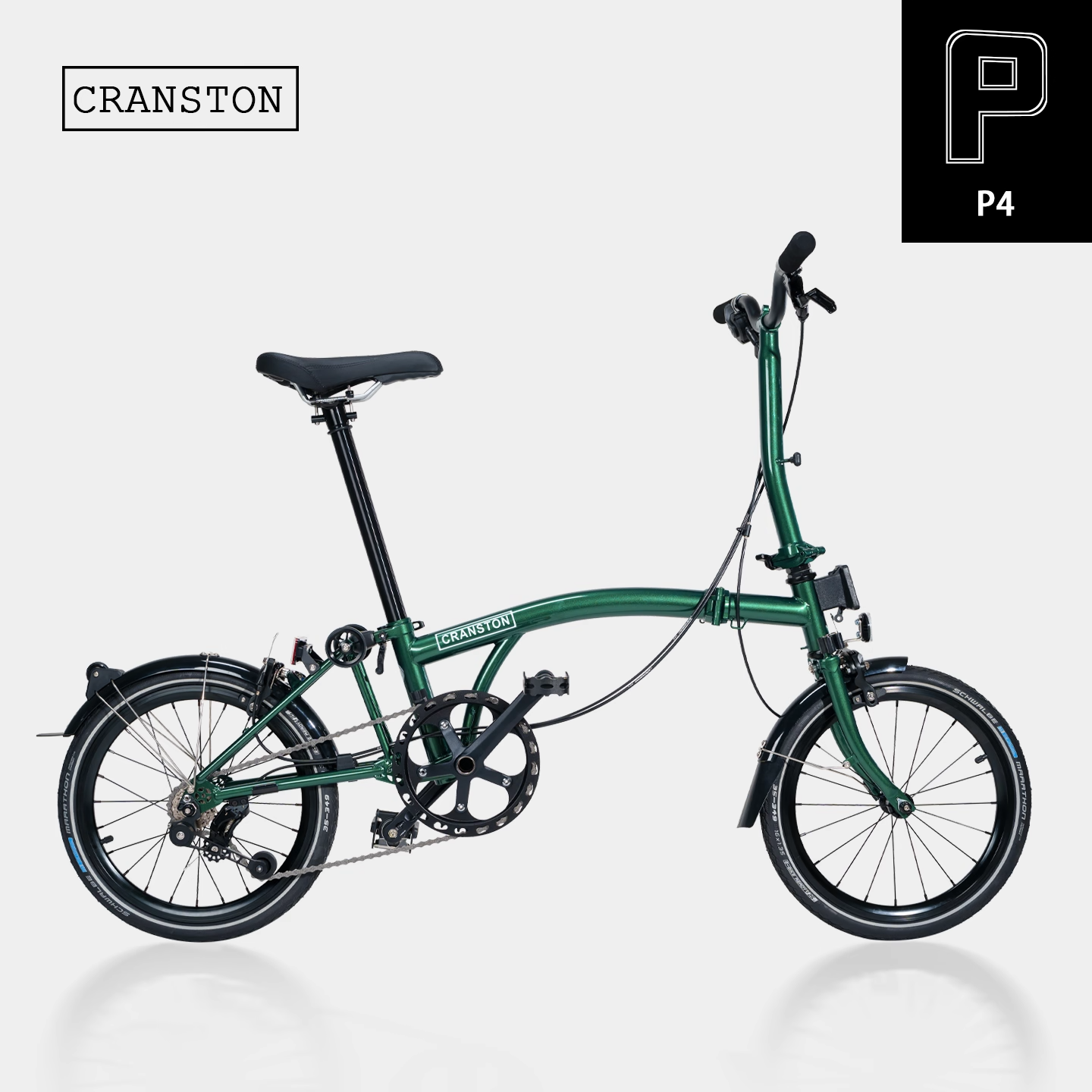 CRANSTON | Postal Green P4 Ultra-light Portable Foldable City Retro Adult Bicycle 16 Inch ราคา 31,460 บาท*ส่งฟรี