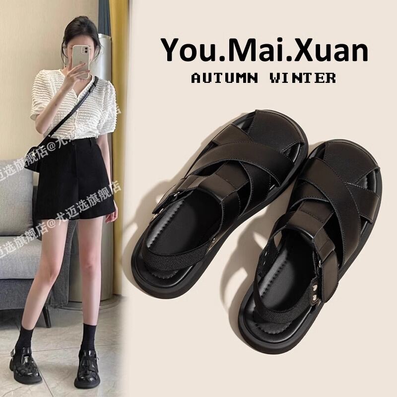 YOUMAIXUAN | Women Summer Sandals Outdoor Wear Skirt Match Flat Shoes ราคา 3,511 บาท*ส่งฟรี