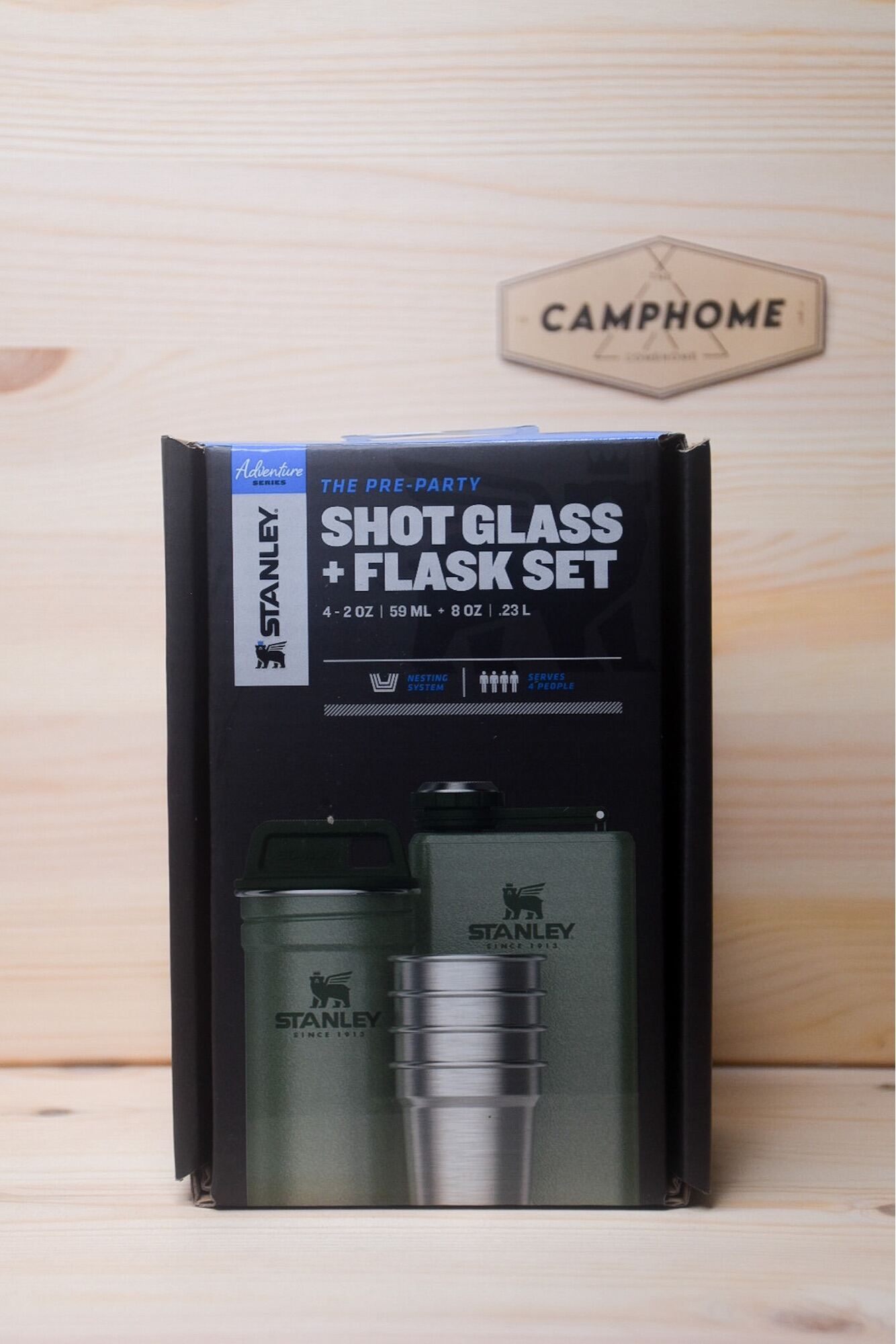 Stanley Adventure Steel Shots + Flask Gift Set - Hammerton Green เหมาะ ...