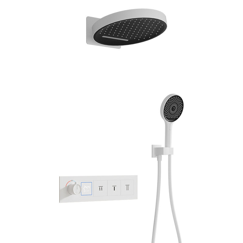 DXD | Wall-Mounted Shower Set with Concealed Installation and Large Waterfall Flow ราคา 21,980 บาท*ส่งฟรี