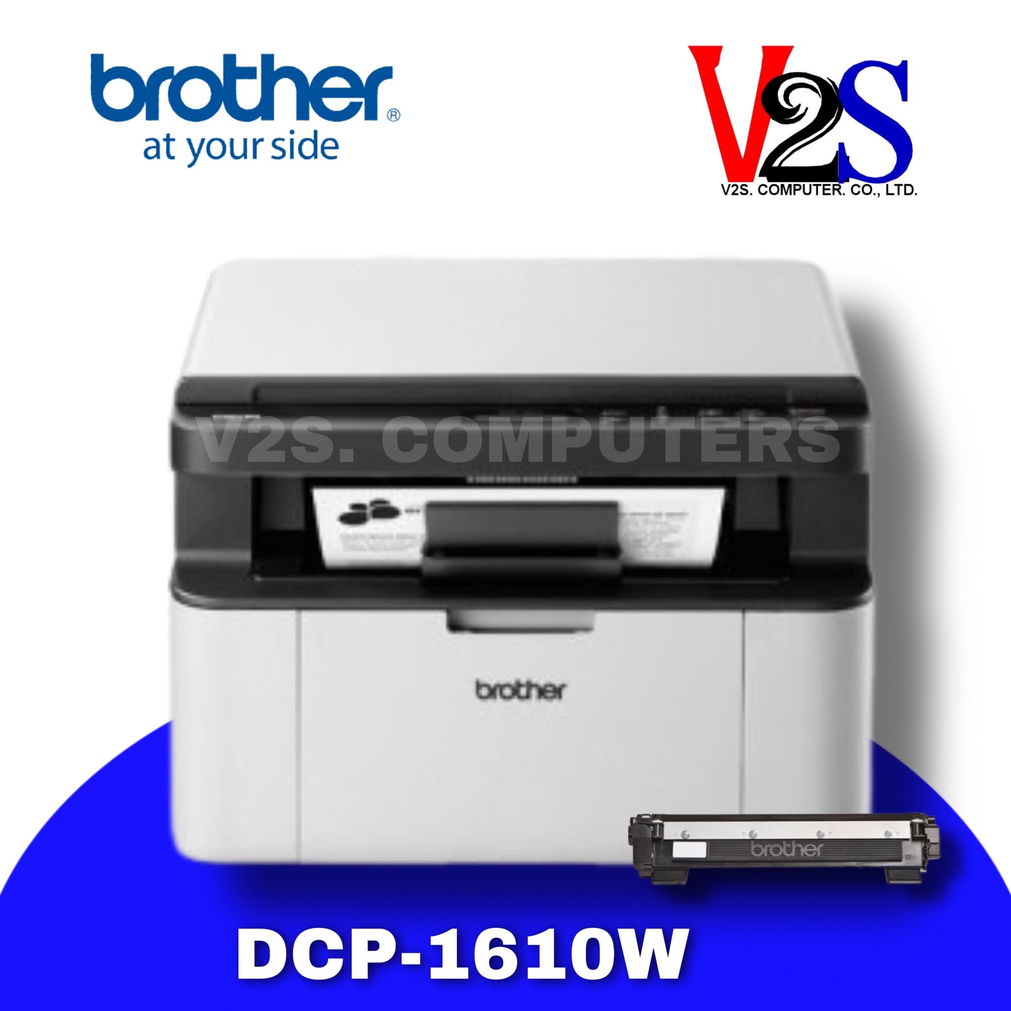 เครื่องปริ้นเตอร์ Printer Brother DCP1610W AIO Lazada.co.th