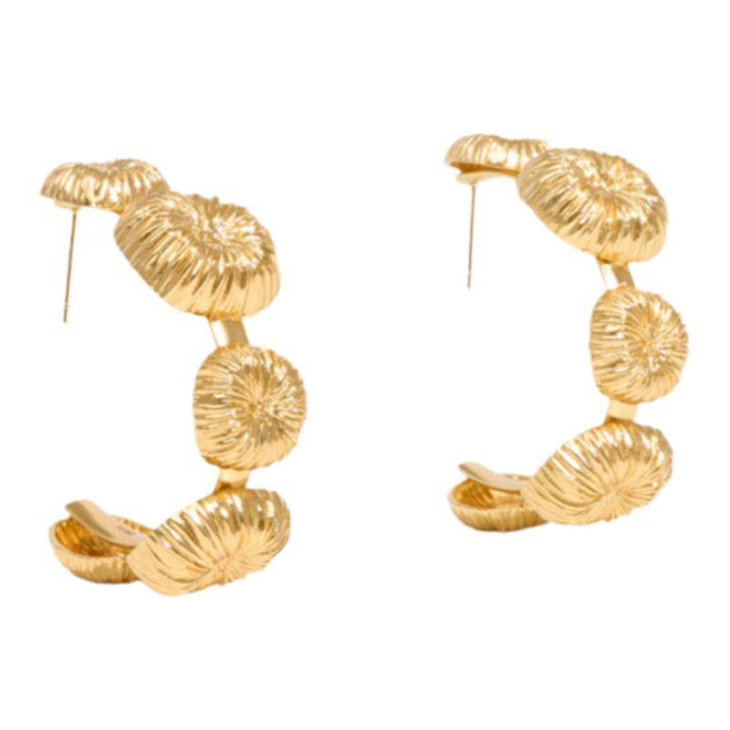wens | Celebrities' Favorite Fireworks Style Hoop Earrings ราคา 4,831 บาท*ส่งฟรี