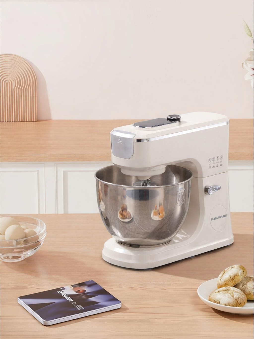 SUNATUR | Dough Kneading Machine 8L Automatic Home & Commercial Fermentation Integration ราคา 7,008 บาท*ส่งฟรี