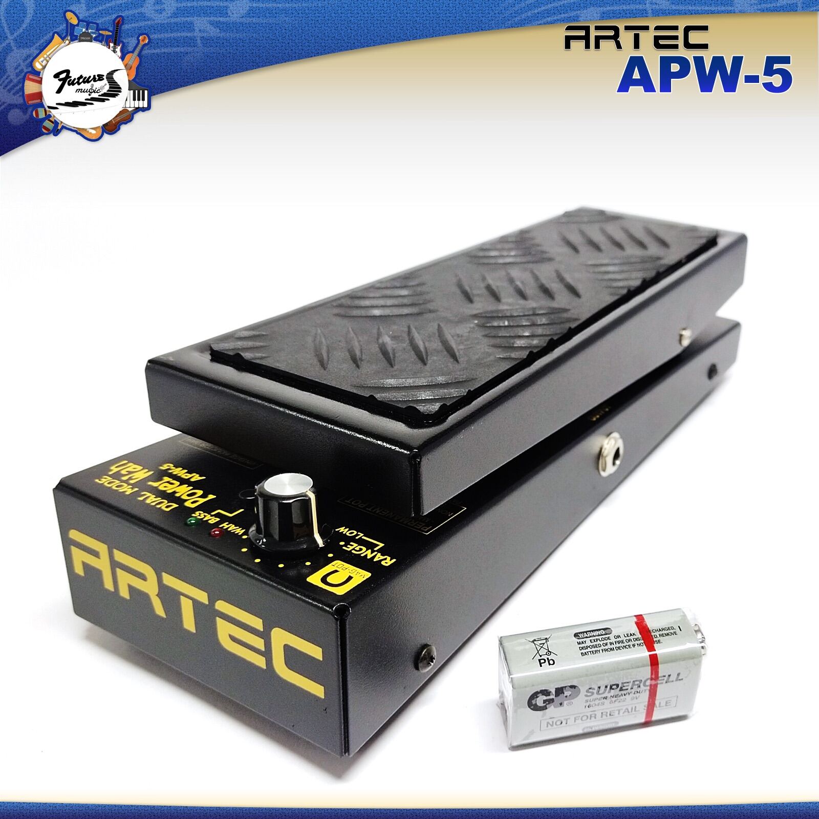 เอฟเฟคกีต้าร์เสียงวาว ARTEC รุ่น APW-3 Vintage Power Wah, APW-5 Dual ...