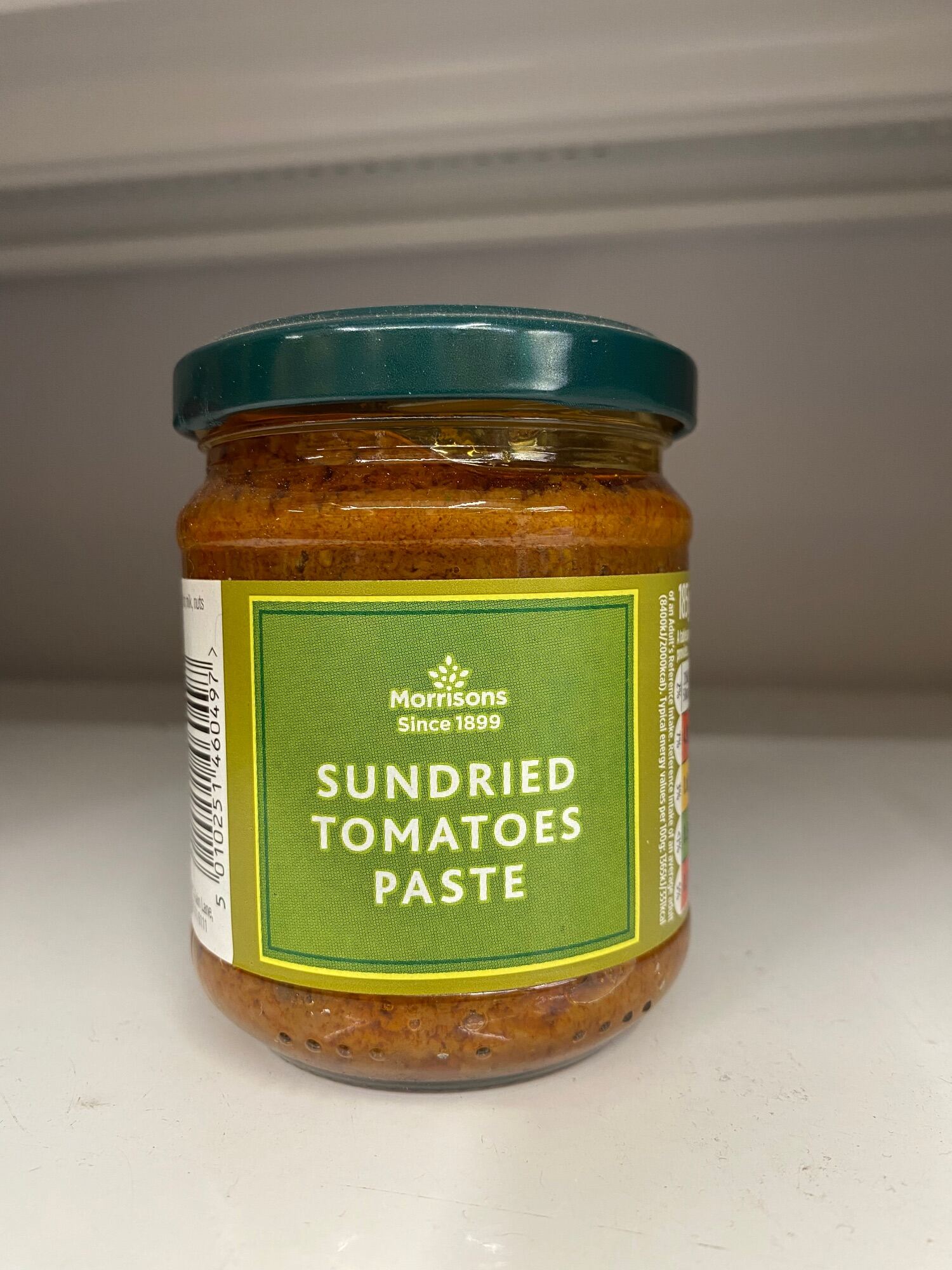 Sundried Tomato Paste Morrisons Brand 185g ผลิตภัณฑ์ ซอสมะเขือเทศ