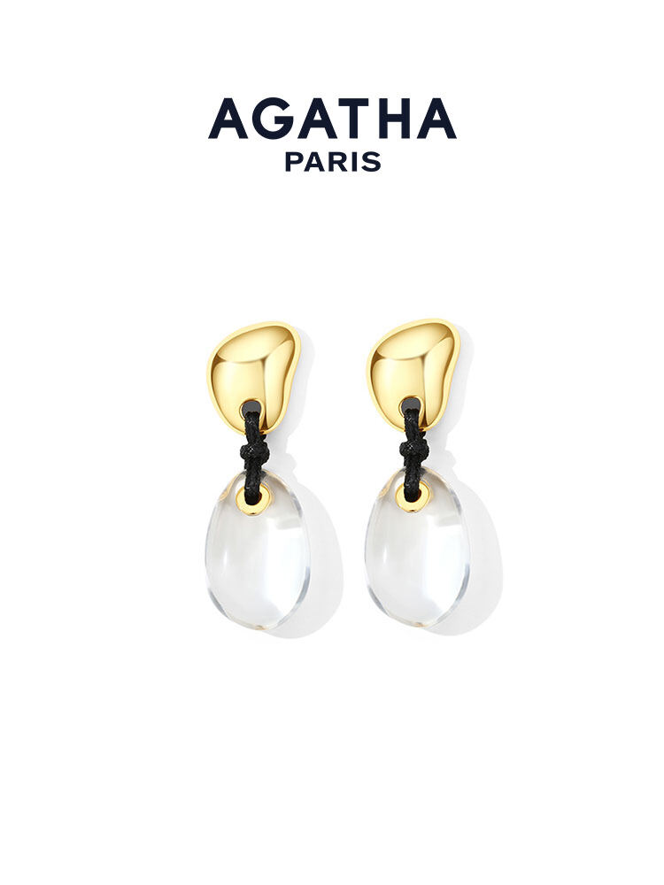 [AGATHA | Elegant Design Gold Drop Earrings,AGATHA | Elegant Design Gold Drop Earrings,] ราคา 2,817 บาท*ส่งฟรี