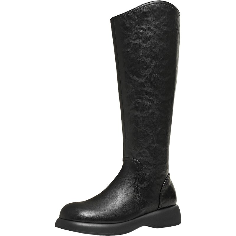 Teenmix | Retro Thick Sole Biker Boots 2025 Winter New Arrival ราคา 3,758 บาท*ส่งฟรี