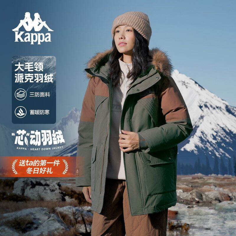 Hooded Fur Collar Workwear Style Down Jacket ราคา 7,402 บาท*ส่งฟรี