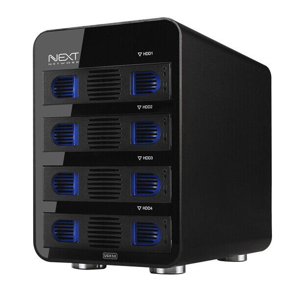 NextU | Next-804U3 Raid 4-Bay Raid Usb3.0 Data Storage Sata3 s Internal Speed Support E-Sata USB 3.0 ราคา 6,653 บาท*ส่งฟรี