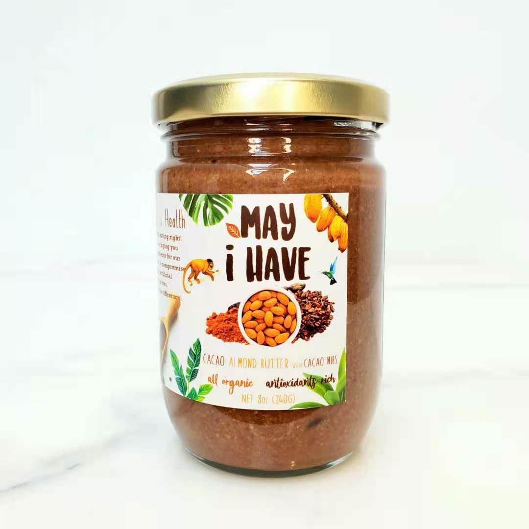 Cacao Almond Butter with Cacao nibs