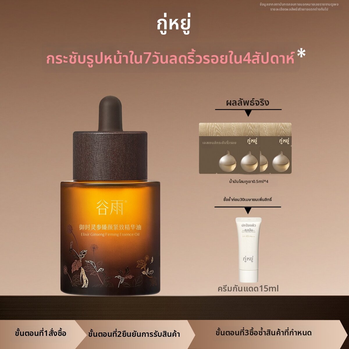 GUYU | Anti-Wrinkle Firming Essence Oil 0.5ml*4