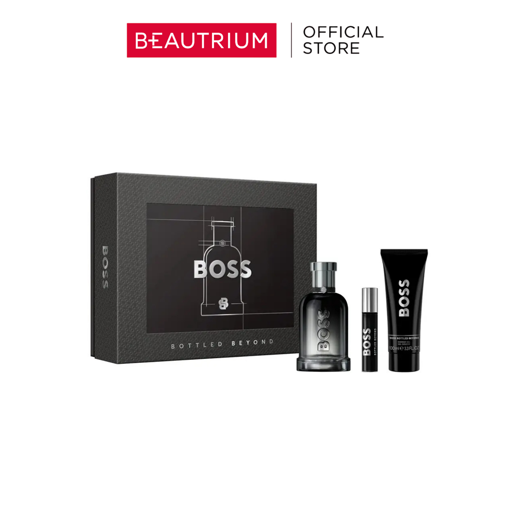 HUGO BOSS SP26 Bottled Beyond EDP 100ml + Shower Gel 100ml + EDP น้ำหอม 10ml BEAUTRIUM บิวเทรี่ยม ราคา 4,608 บาท*ส่งฟรี
