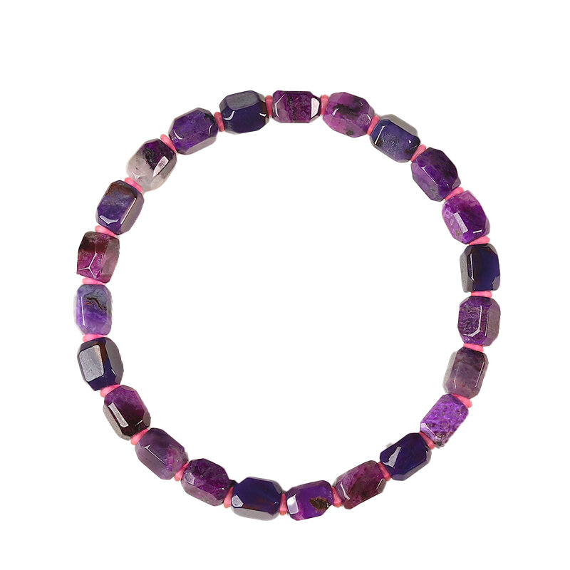 QINBAOSHUIJING | Jelly Cut Purple Jade Bracelet ราคา 35,702 บาท*ส่งฟรี