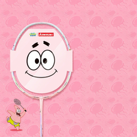 Kawasaki | ซีรีย์ความร่วมมือ SpongeBob แร็กเก็ตแบดมินตันวัสดุคาร์บอนไฟเบอร์น้ำหนักเบาสำหรับโจมตี