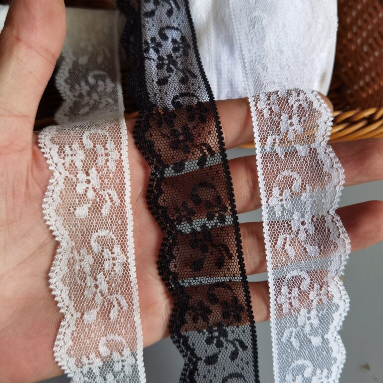 เลือกซื้อ ผ้าม่าน T144# Thin Smooth Lace DIY Handmade Doll Skirt Trim Material Wide Fairy Tale Style Country Fresh Home Fabric Accessories ราคาพิเศษ มีเก็บเงินปลายทาง