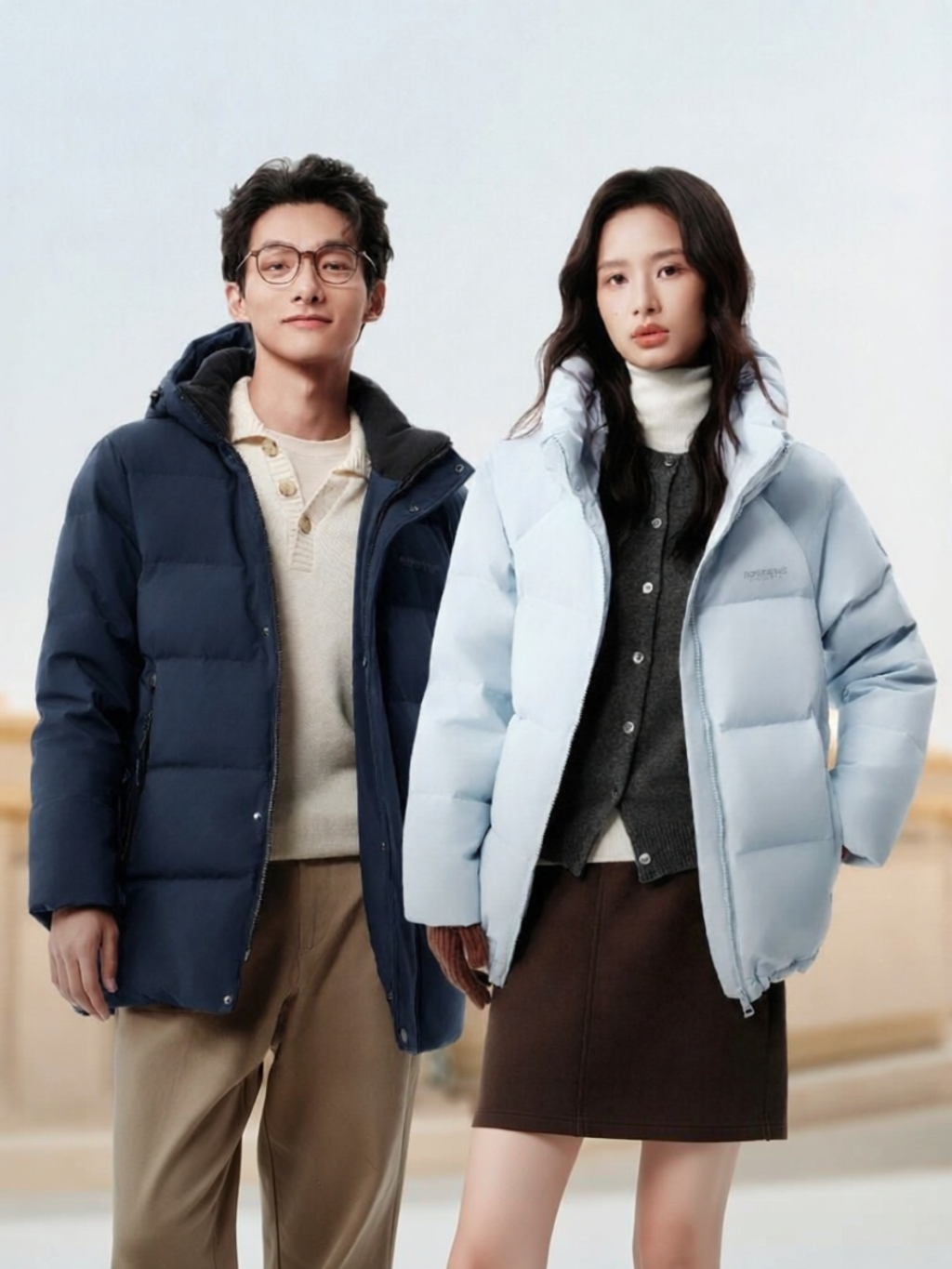 BOSIDENG | Classic Stylish Short Hooded Down Jacket ราคา 6,429 บาท*ส่งฟรี