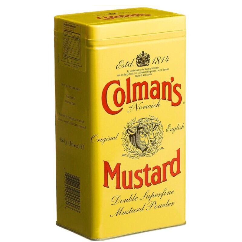 🇬🇧#1 HIT! COLMAN’S Original English Mustard Powder 454g - The Queen’s Mustard 🍯 ผงมัสตาร์ดอังกฤษ สูตรดั้งเดิม🌭นำเข้าจากอังกฤษ🌭