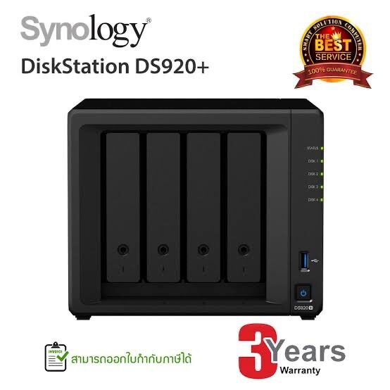 Synology DiskStation DS920+ 4-Bay NAS - NEW! 2020