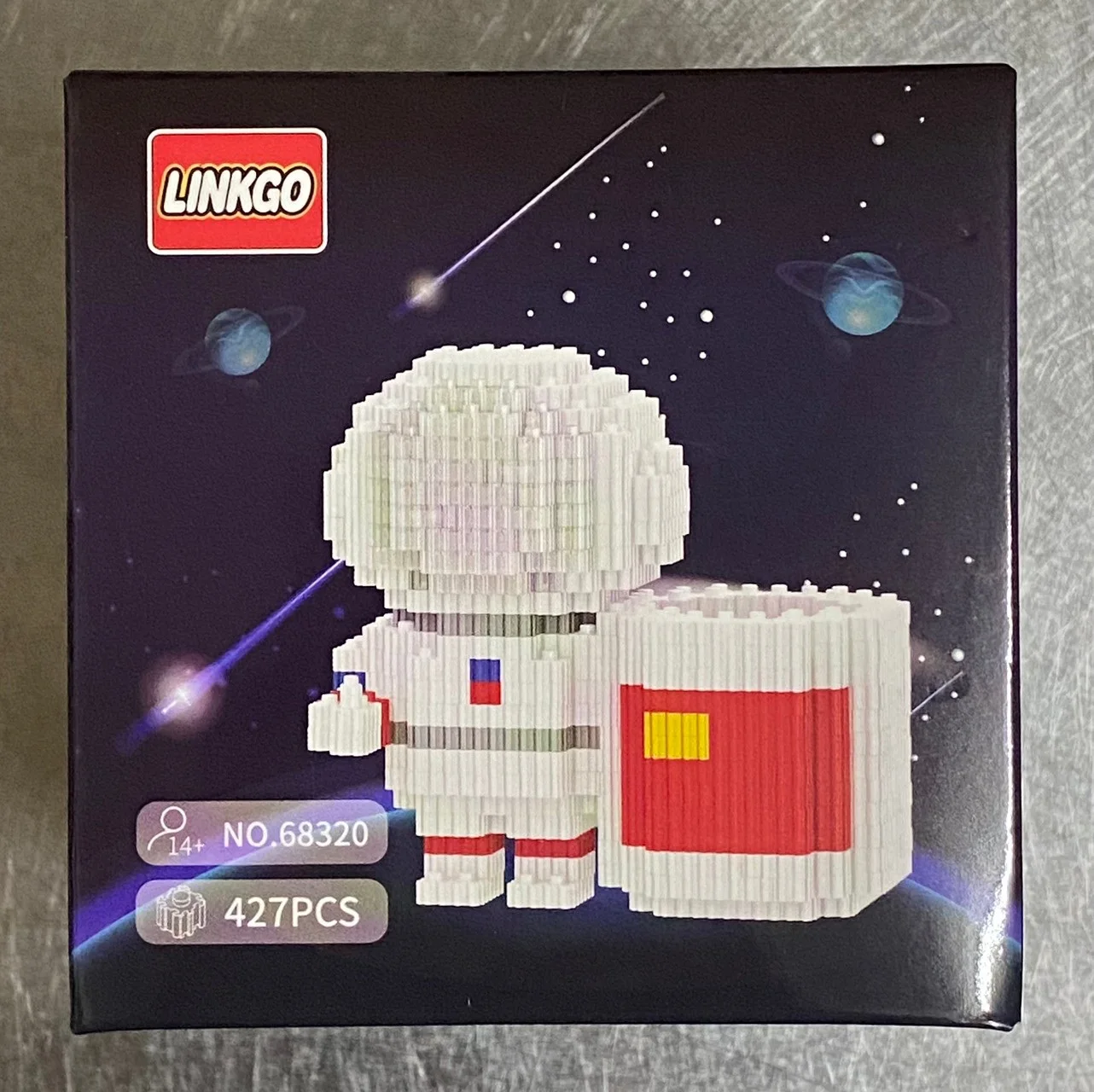 เลโก้นาโนแบบเฟืองไซส์ L - Linkgo 68317-68320 Astronaut ชุดนักบินอวกาศ (2)