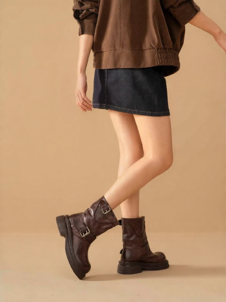 BeauToday | Winter Thick Sole Riding Boots ราคา 8,228 บาท*ส่งฟรี