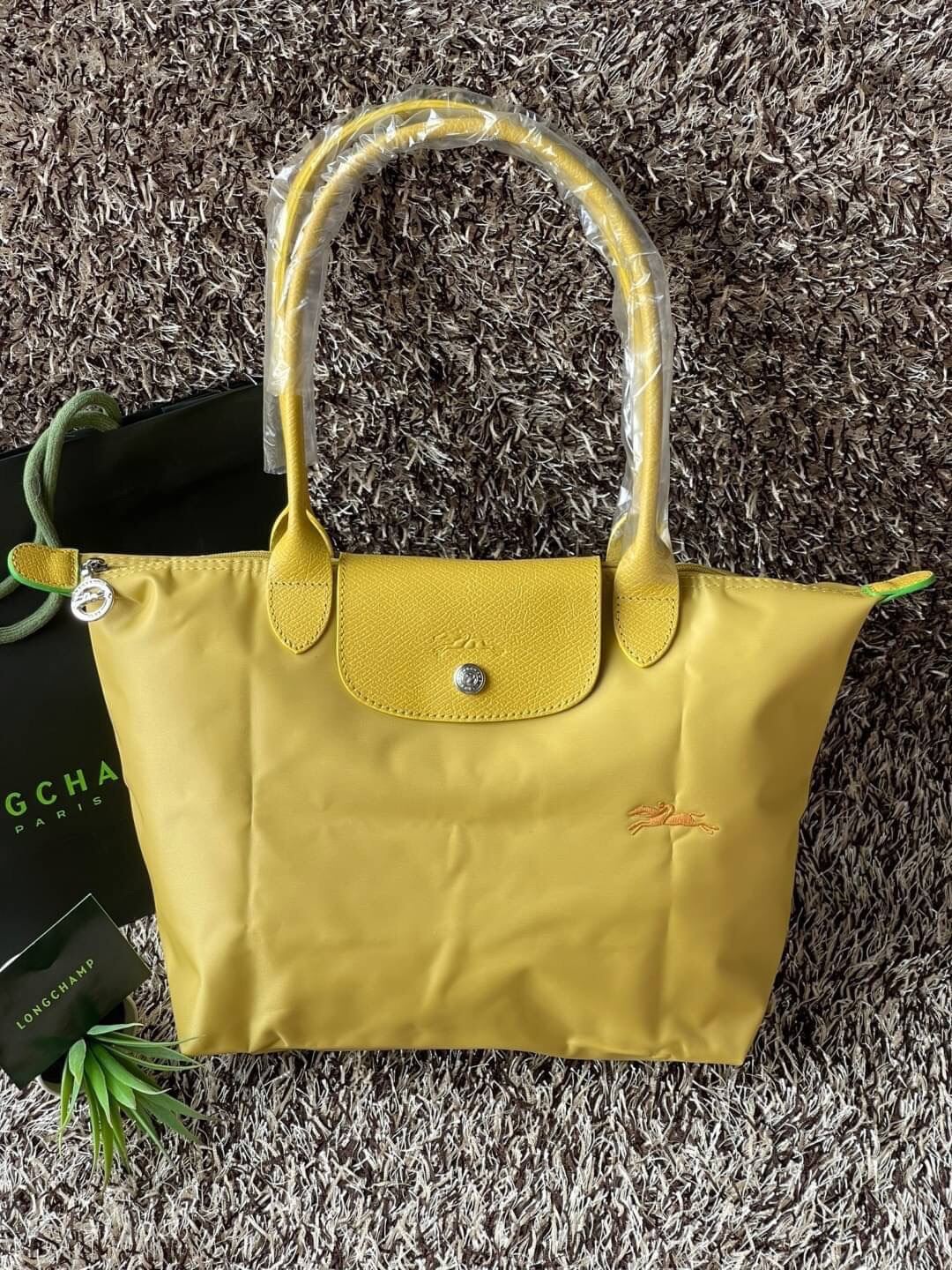 LONGCHAMP LE PLIAGE GREEN Shoulder bag S Lazada.co.th