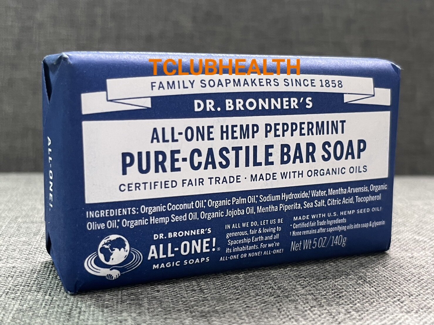 🛁 Dr Bronner’s Bar Soap 🫧 สบู่ก้อน สบู่ออร์แกนิค สบู่ไร้สารเคมี ทำจาก