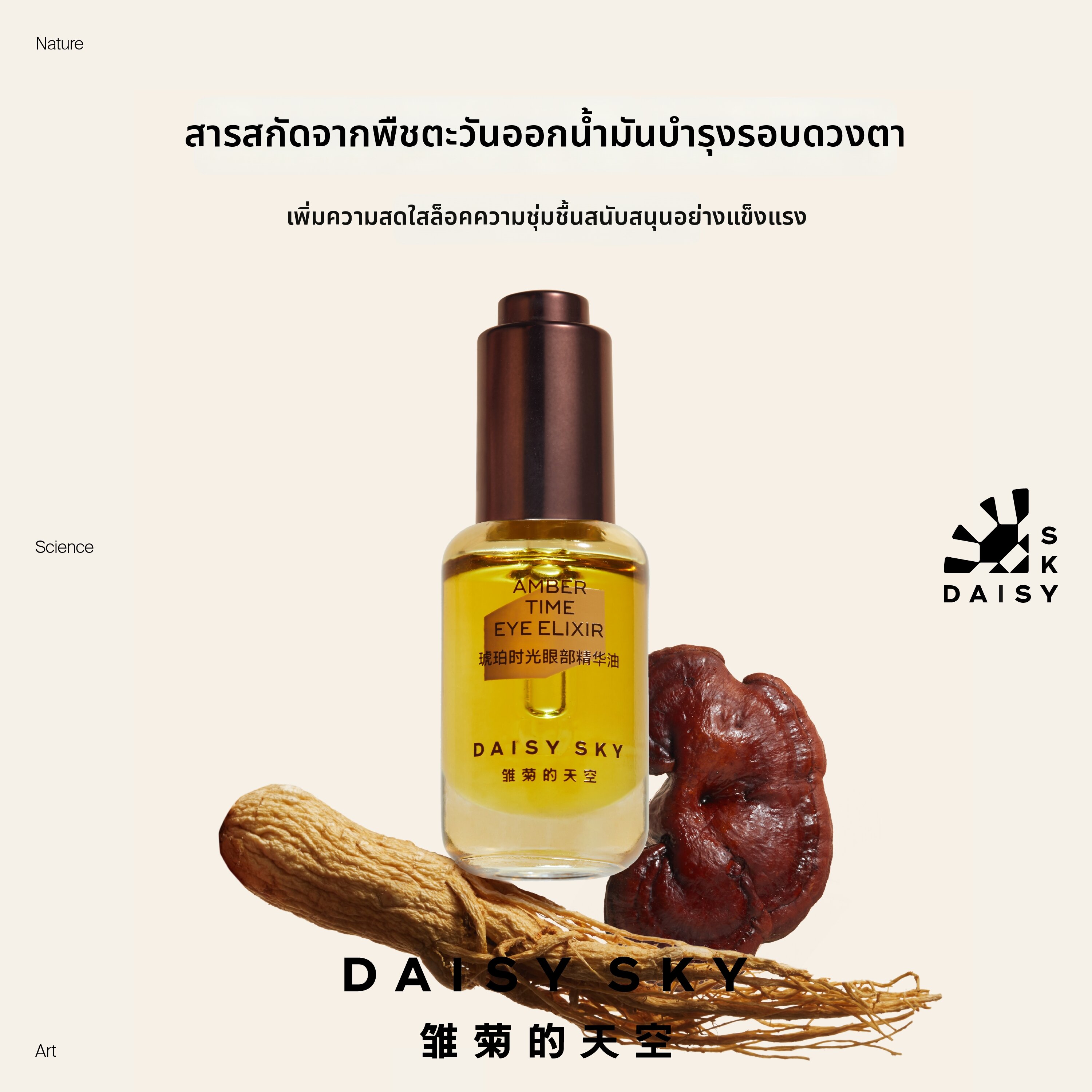 DAISY SKY | Anti-wrinkle Eye Essence Oil 12ml ราคา 3,555 บาท*ส่งฟรี