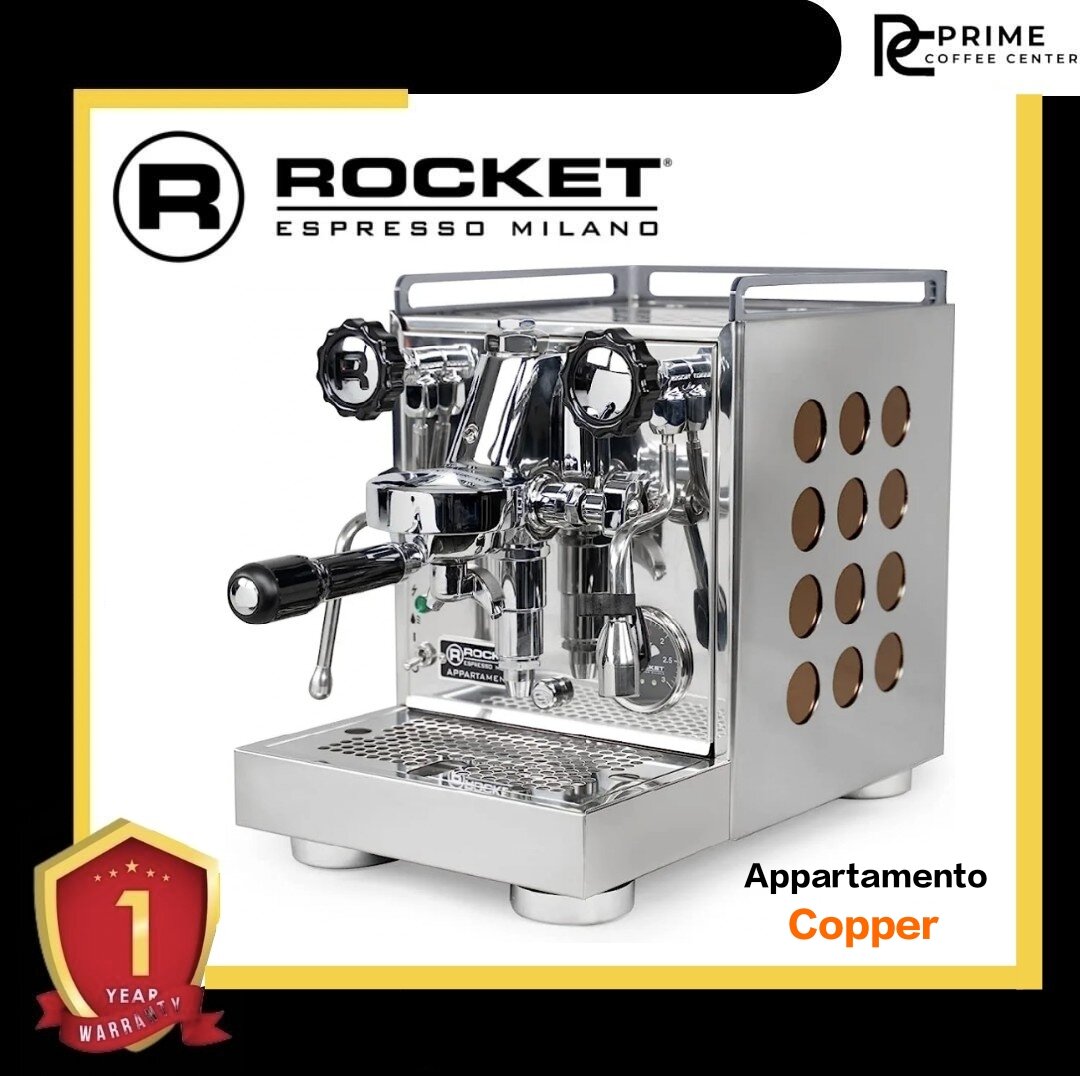 Rocket Appartamento เครื่องชงกาแฟ Rocket Espresso รุ่น Appartamento Classic ร็อกเก็ต อะพาร์ตตาเมนโต้ ราคา 72,000 บาท*ส่งฟรี