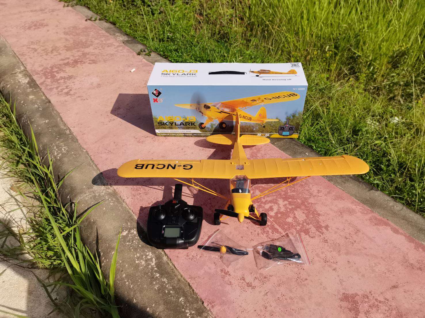 เครื่องบินบังคับ Wltoys XK A160J3 SKYLARK 3D6G เครื่องบิน GNCUB EPP