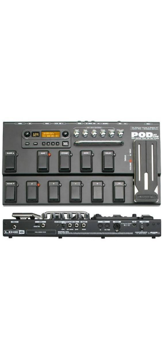 LINE 6 POD XT LIVE　マルチエフェクター Line 6 Pod XT Live Guitar Multi Effects Pedal Board with adapter