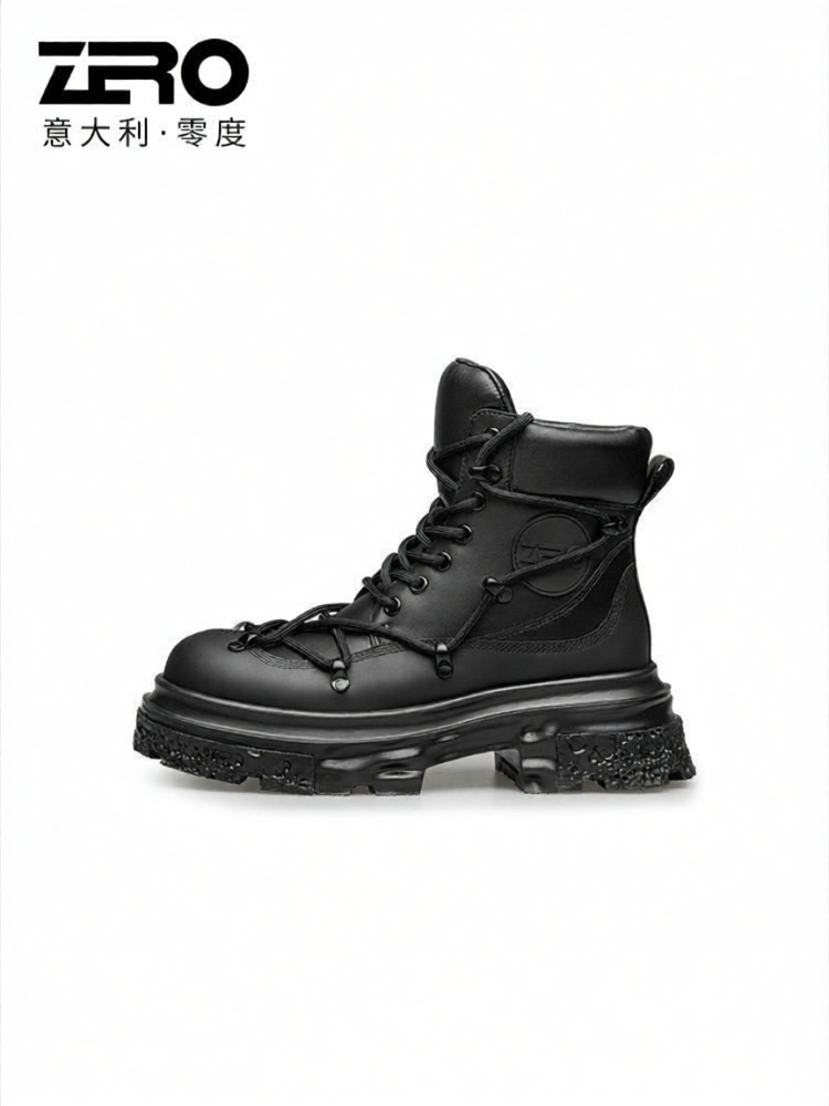 Zero | Leather Fashionable Slip-Resistant Martin Boots ราคา 8,810 บาท*ส่งฟรี
