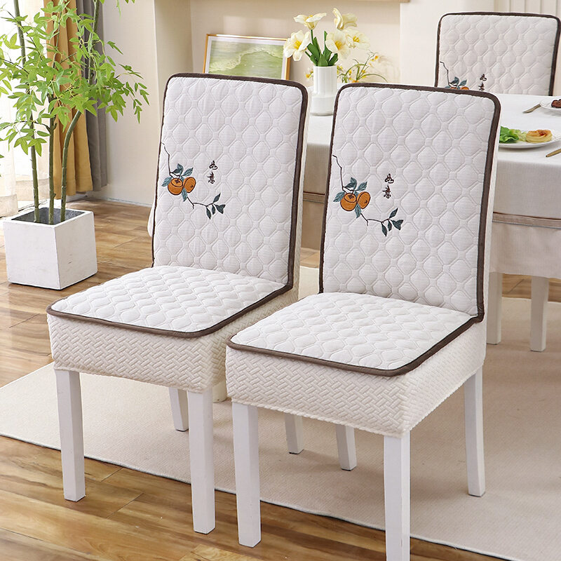 Defasilk | Premium New Design Full Wrap Straight-back Chair Cover Padded and Thick ราคา 1,988 บาท*ส่งฟรี