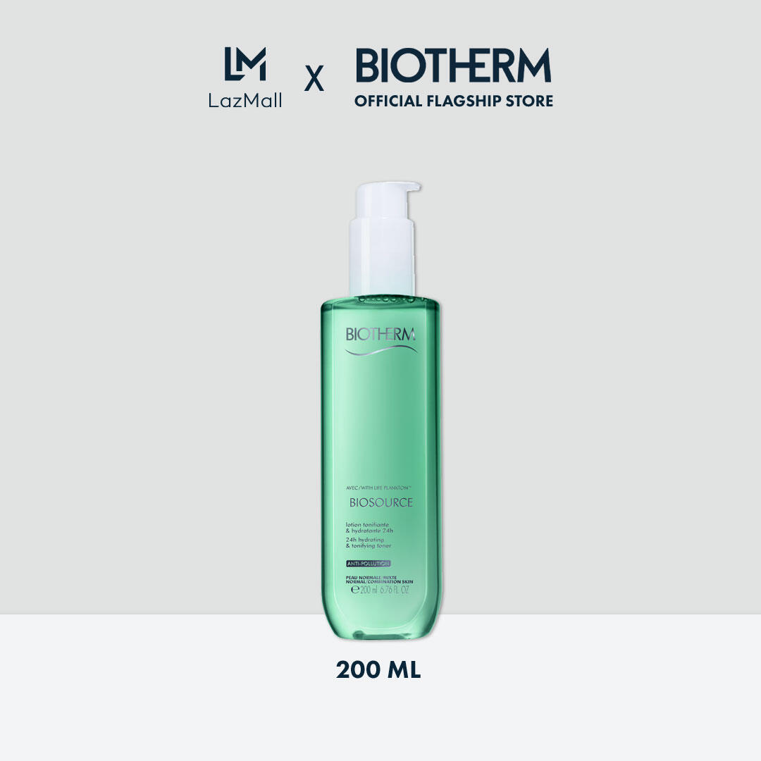 BIOTHERM Biosource 24H Hydrating & Tonifying Lotion For Normal Skin 200มล. ไบโอซอร์ส โลชั่น สำหรับผิวผสม-ผิวมัน ช่วยเพิ่มความชุ่มชื้นและปรับสีผิวให้สม่ำเสมอ ราคา 1,150 บาท*ส่งฟรี