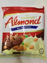 ภาพขนาดย่อของภาพหน้าปกสินค้าช้อกโกแลตอัลมอนด์ รสนม United Almond chocolate ขนาด247กรัม บรรจุ 45-50 เม็ด จากร้าน จิรพัฒน์ จันทร์เหลือง5454 บน Lazada