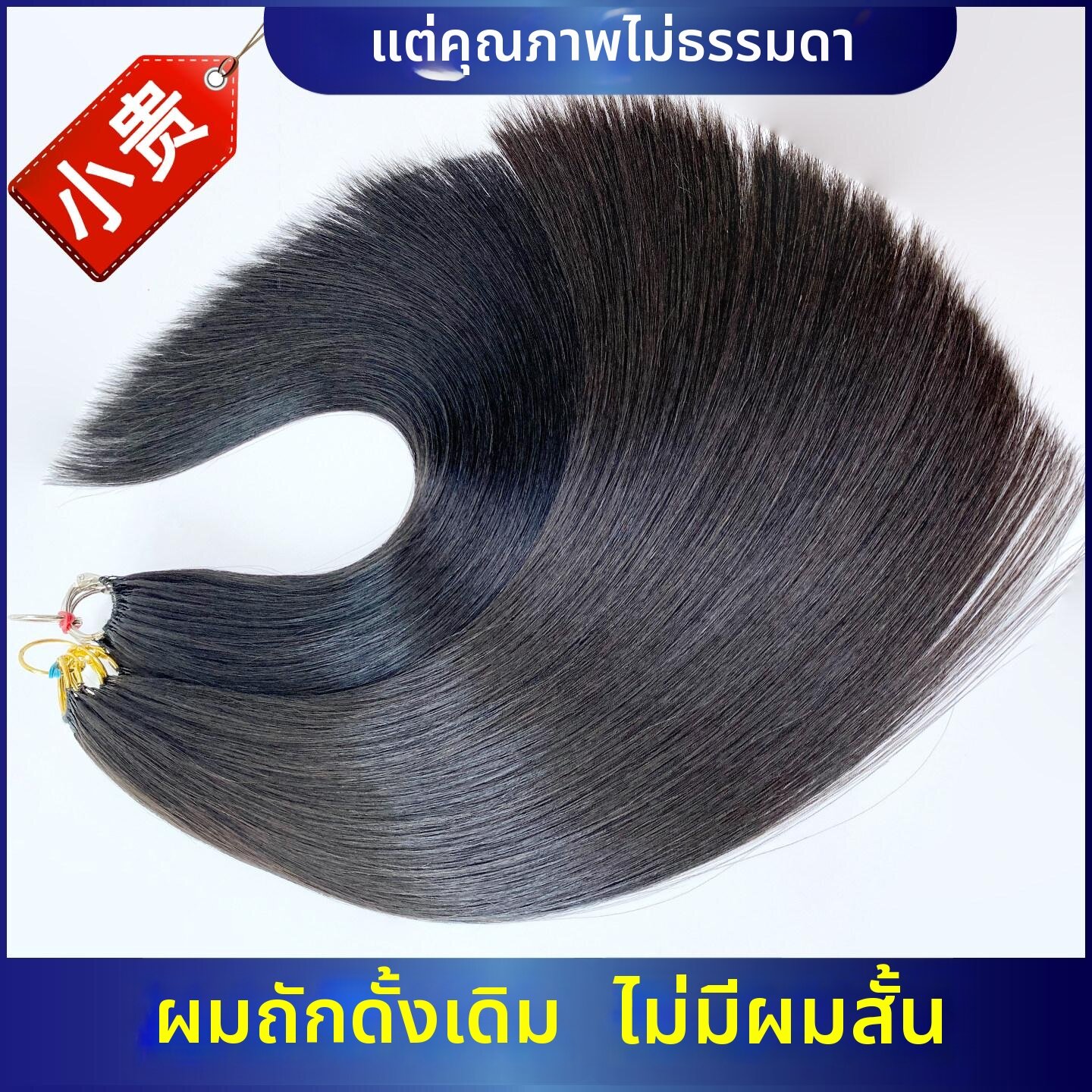 ZHENSIHANG | High-Quality Real Hair Extensions Feather-Tipped For Dyeing And Styling ราคา 5,147 บาท*ส่งฟรี