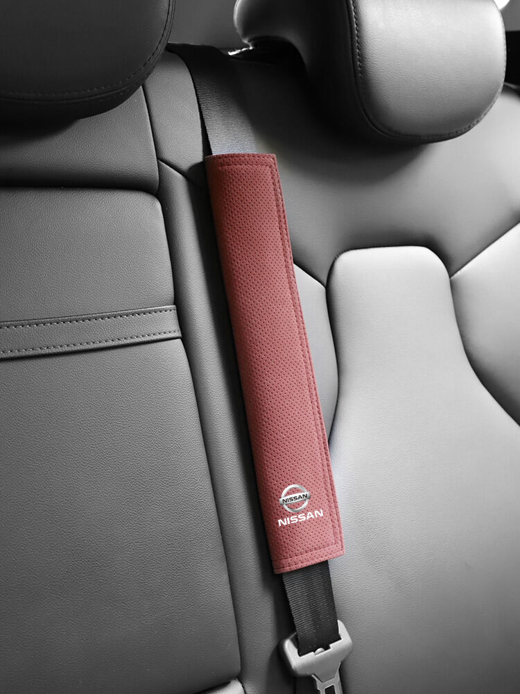NBM | Faux Leather Seat Belt Shoulder Pads for Nissan X-Trail, Teana, X-Trail, Rogue, Pathfinder, Murano, Kicks ราคา 108 บาท*ส่งฟรี