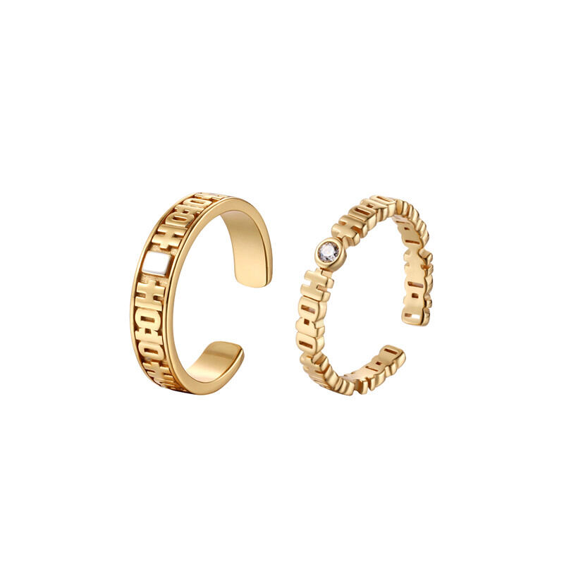 GRACE.H | Couples' K-Gold Simple Ring for Women and Engagement Gift for Men ราคา 2,239 บาท*ส่งฟรี