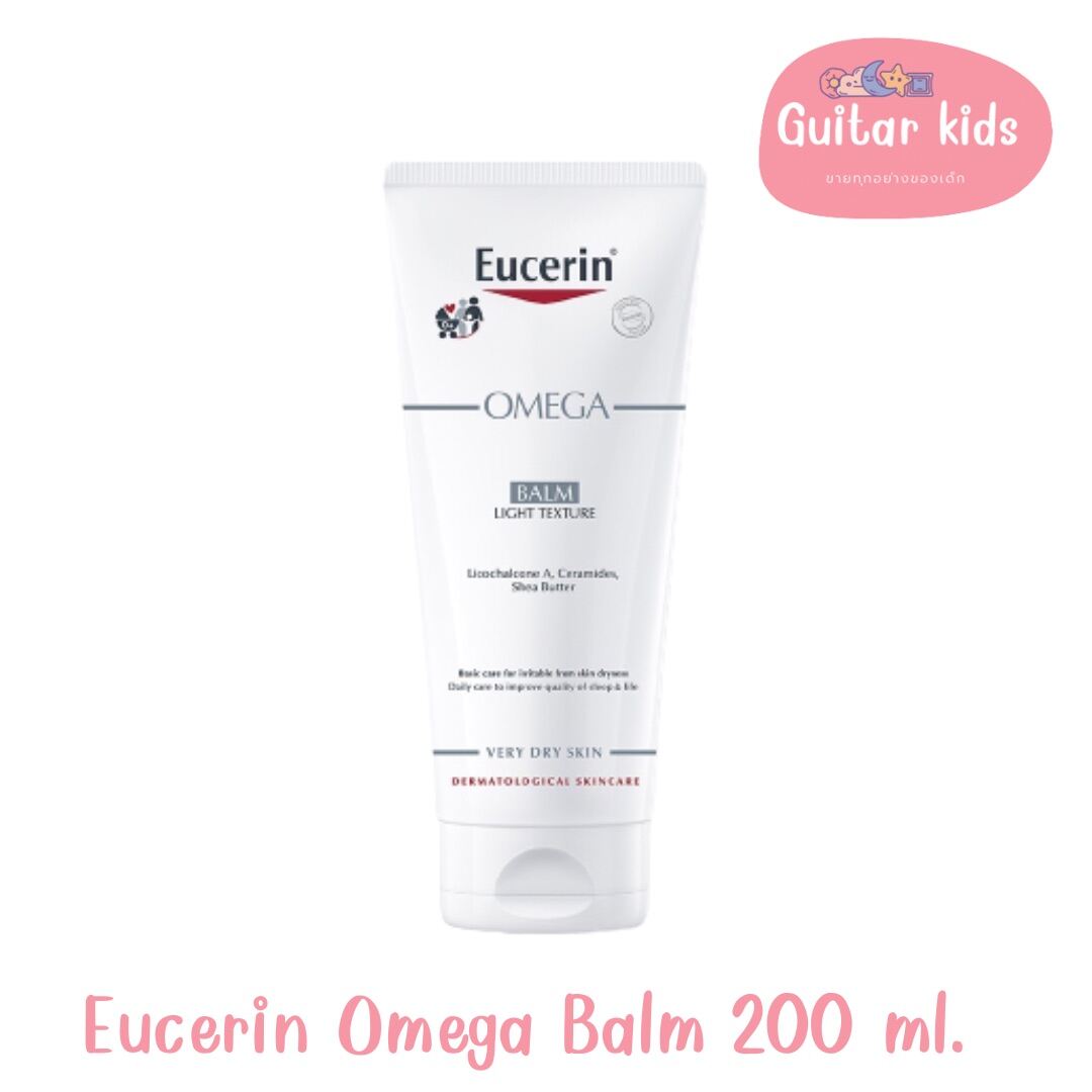 Eucerin Omega Balm 200 ml. (ยูเซอริน บาล์มบำรุงผิวหน้าและผิวกาย สำหรับผิวแห้งและผิวระคายที่มีสาเหตุจากผิวแห้ง เพิ่มความชุ่มชื่น) ราคา 750 บาท*ส่งฟรี