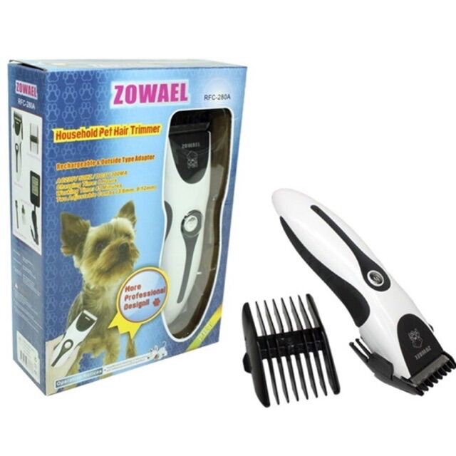 ZOWAEL ปัตตาเลี่ยน ตัดขนสุนัข แบบไร้สาย รุ่น CKL-280A ที่ตัดขนสุนัข แบตตาเลี่ยนตัดขนสุนัข ไร้สาย ปัตตาเลี่ยนตัดขนสุนัข