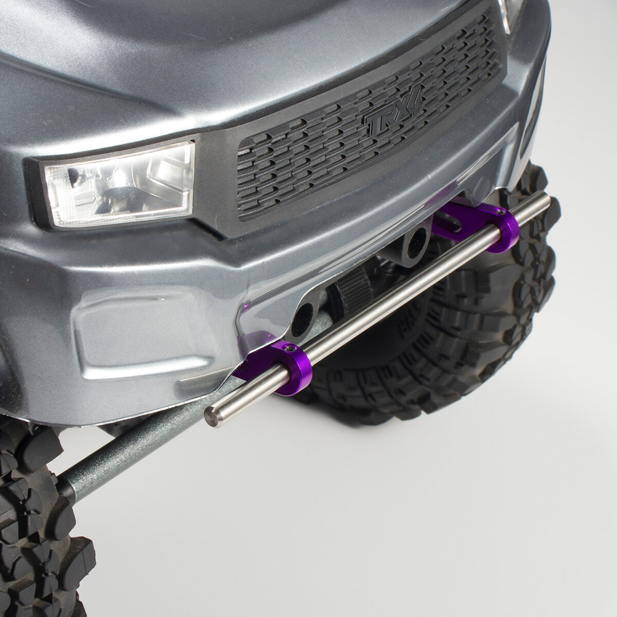 Lcg Comp Rig Body ชุดบั๊มเปอร์อะลูมิเนียมโมดูลาร์ CNC สำหรับ110 RC แชสซีตีนตะขาบ LCG rigs ...