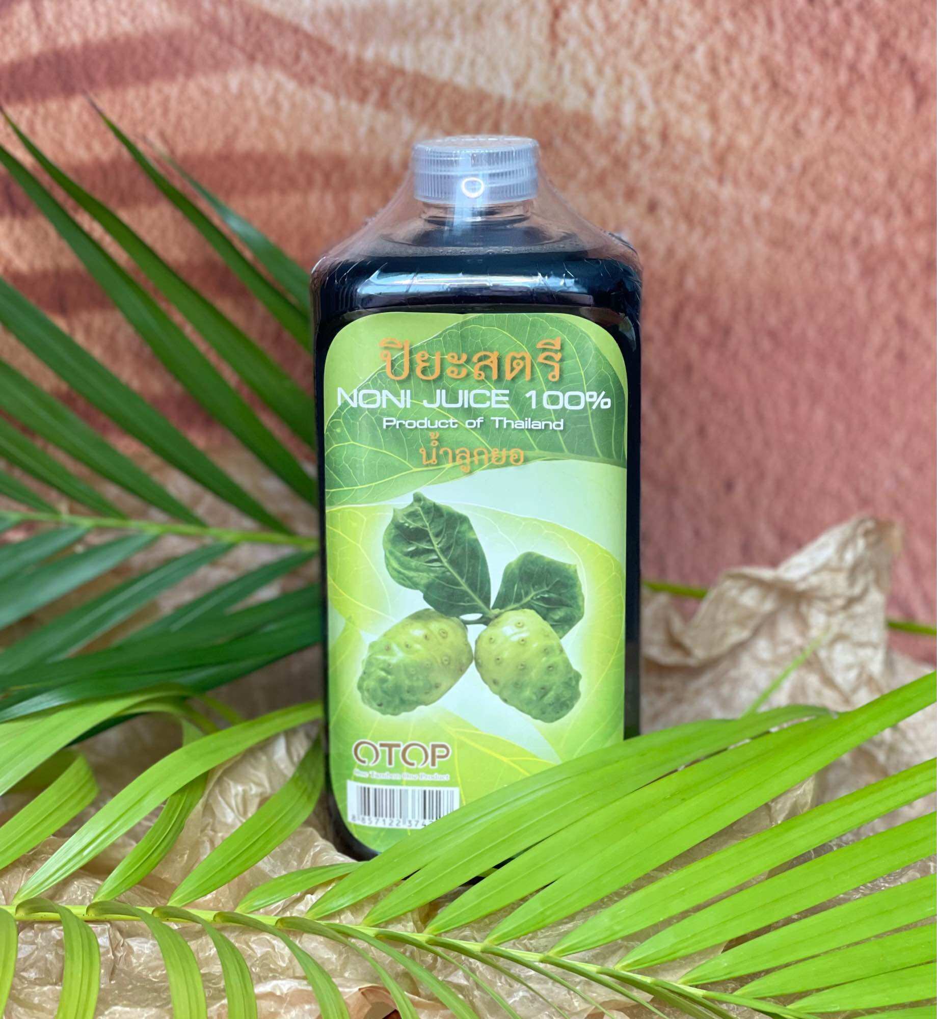Noni Juice 100% 1000ml Otop Piya Suri 100% Pure Noni Juice 1000ml ราคา 165 บาท*ส่งฟรี