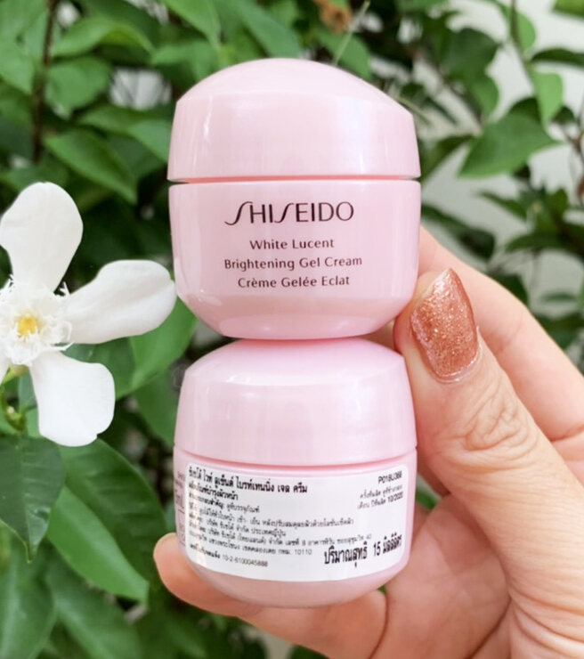 Shiseido White Lucent Brightening Gel Cream 15ml. Lazada.co.th